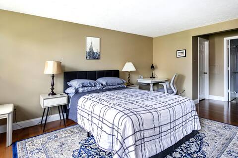 Bedroom with ensuite bathroom
