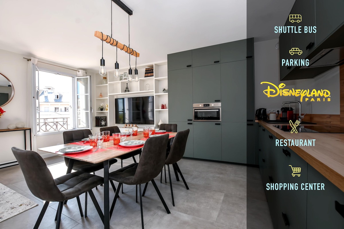Propriété Airbnb réussie: Superb apartment for 6 people, Disneyland! à Serris