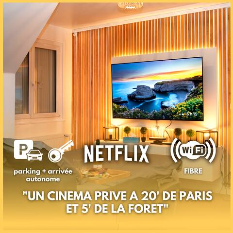 CineDream l 20 Paris l Netflix l Fiber l Parking