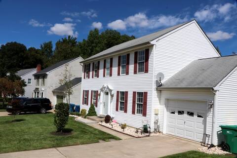 Spacious 4-bedroom house with a private pool.