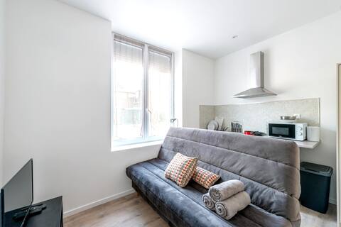 Propriété Airbnb réussie: Charming quiet and cozy studio near Scarpe à Douai