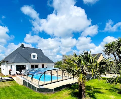 Villa Piscine 6 chbres near Ria