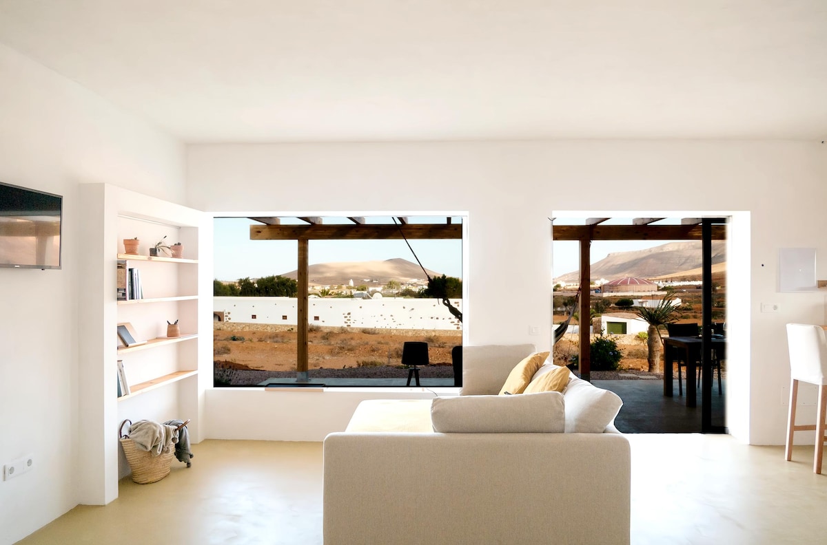 Popular Airbnb listing: Eco Chalet in Tetir, 10 min beaches, power wifi in Puerto Del Rosario