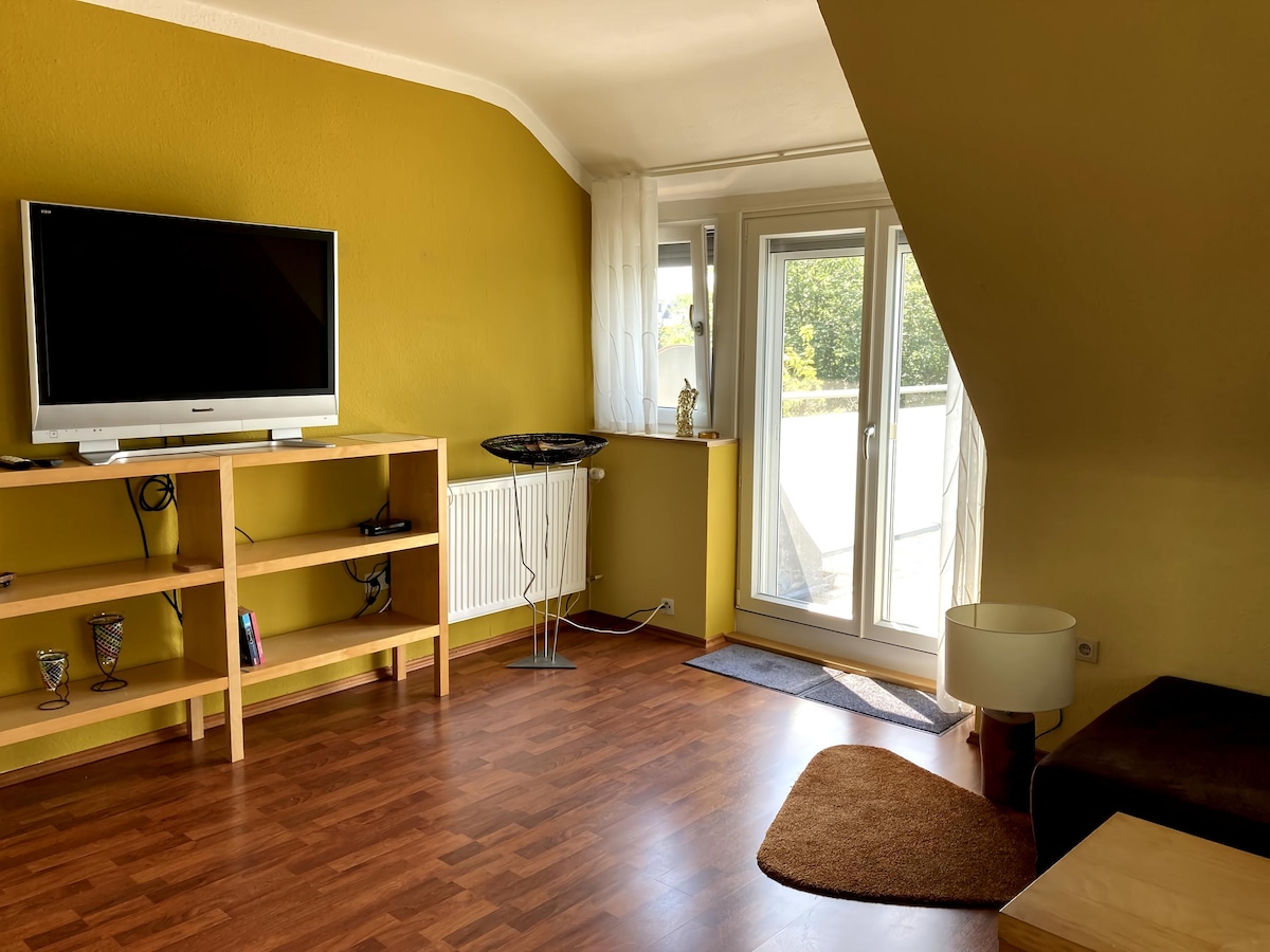 Top Airbnb: Beautiful spacious apartment with roof terrace on the 2nd floor à Fürth