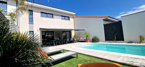 Pleasant family home with a pool