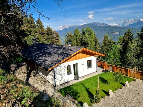 Alone in the Chalet with view on Dolomites