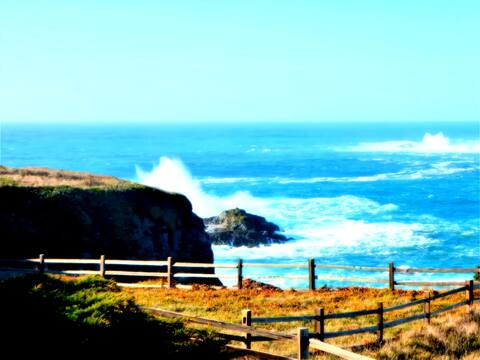 OCEANFRONT, LARGE LUXURY HOME, COASTLINE & BEACH