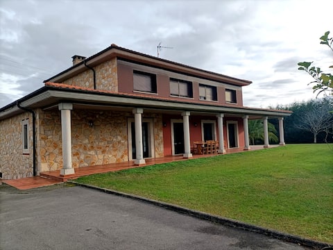 Spacious home with garden by the beach