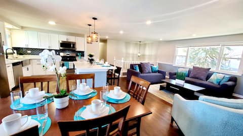 Modern Spacious Quiet Home Near O'Hare -Deck&Yard