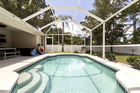 Cozy Solar Heated Pool Home 3BR| 2BA