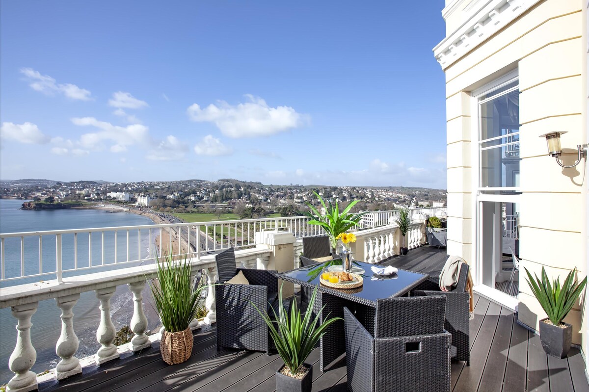 Annonce Airbnb populaire: Lovely coastal apartment w/balcony & amazing views à Coffinswell