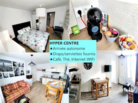 Apartment T2 ★Mésange★ Hyper Centre Ernée