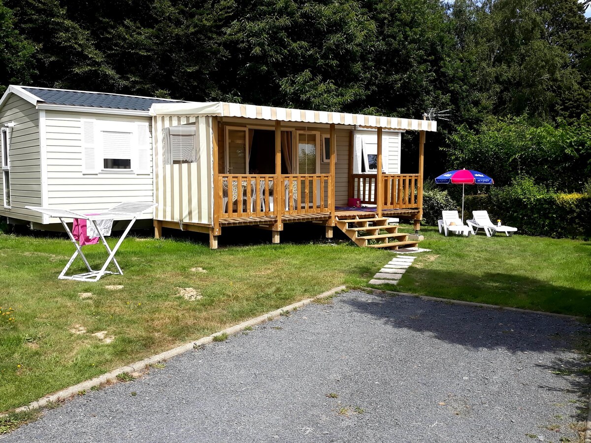 Annonce Airbnb populaire: Le Bil' Home des Bois in Normandy - Forest View à Litteau