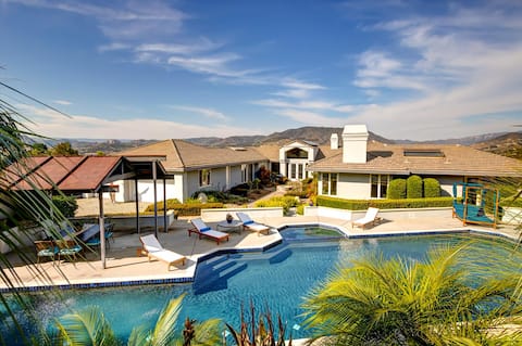 luxury modern chateau, salt pool+spa, wine&beach