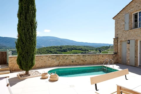 Panoramic view of Mont Ventoux