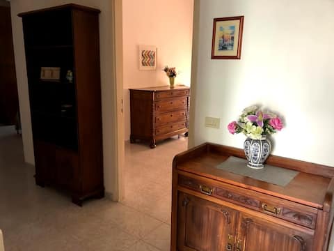 Apartment with garden view comfortable station