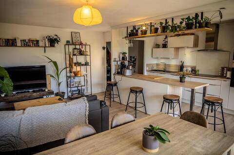 Beautiful apartment  between lake and mountain