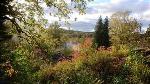 At high altitude and with private location in Huddinge