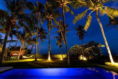 5 Star Ocean-Front Villa and Private Gym near Amed
