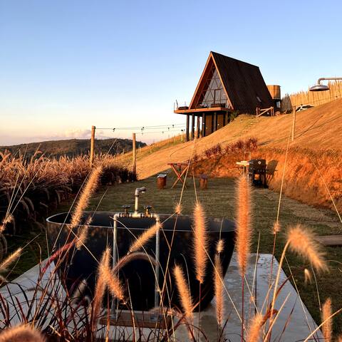 Cabana Ventania: A-frame high on the mountain