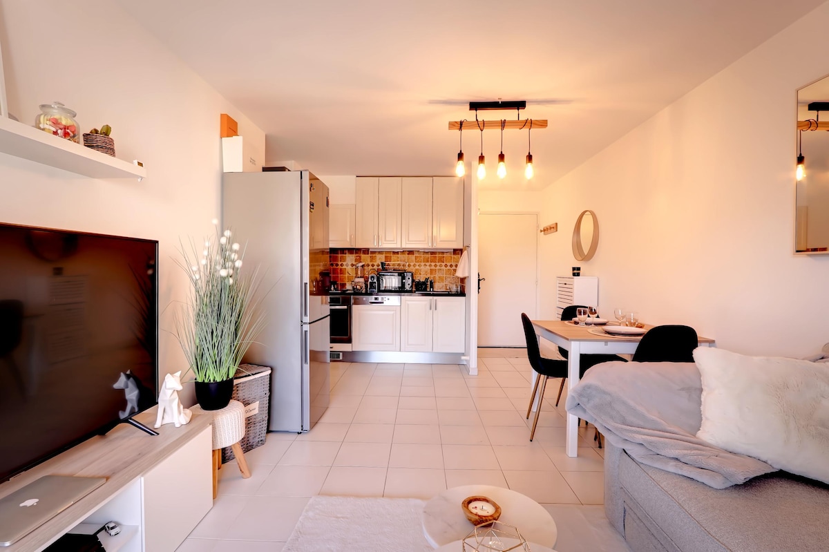 Successful Airbnb property: Sainte-Maxime apartment and parking, super central in Sainte Maxime