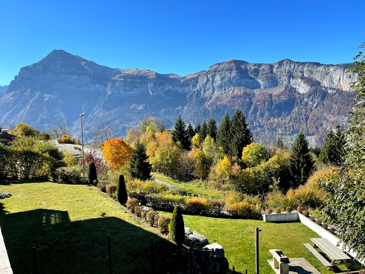 Erfolgreiche Airbnb-Immobilie: Pleasant apartment in a chalet. in Arâches La Frasse