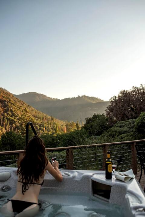 Stunning Sequoia Retreat: Springs, Spa & Sauna