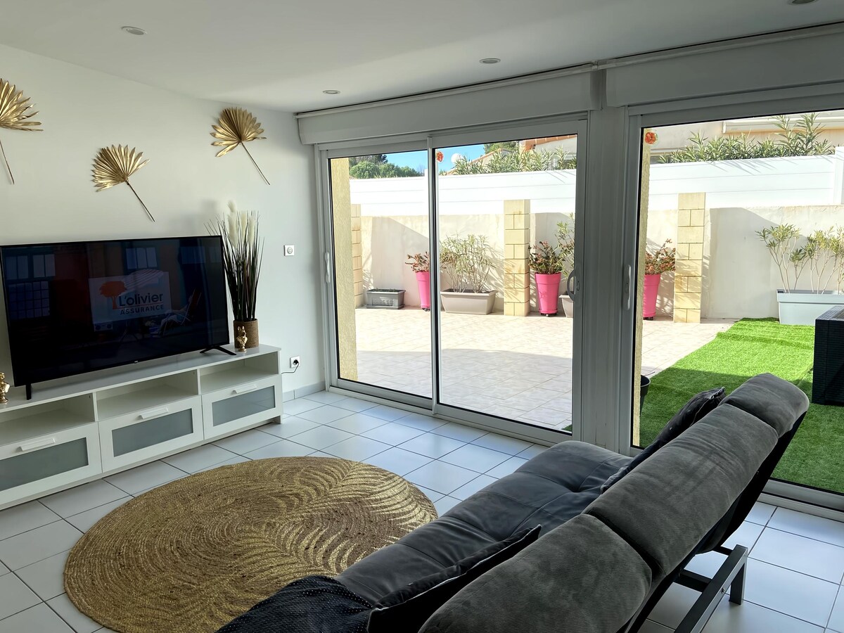 Airbnb performant: "Villa 99" Vic la Gardiole between Beach & Pond à Vic La Gardiole