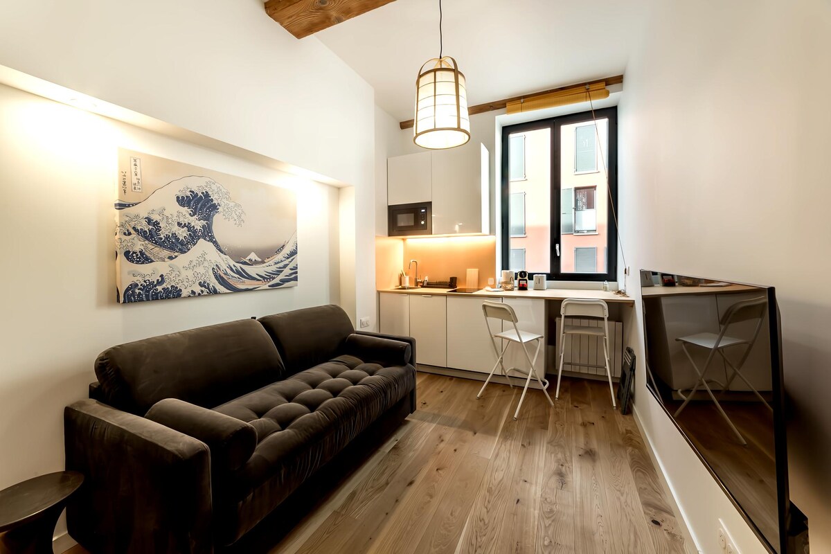 Top Airbnb: Studio near Cité Internationale in Caluire Et Cuire