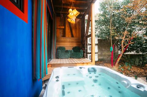 ¡ Frida kahlo ! private sheltered jacuzzi
