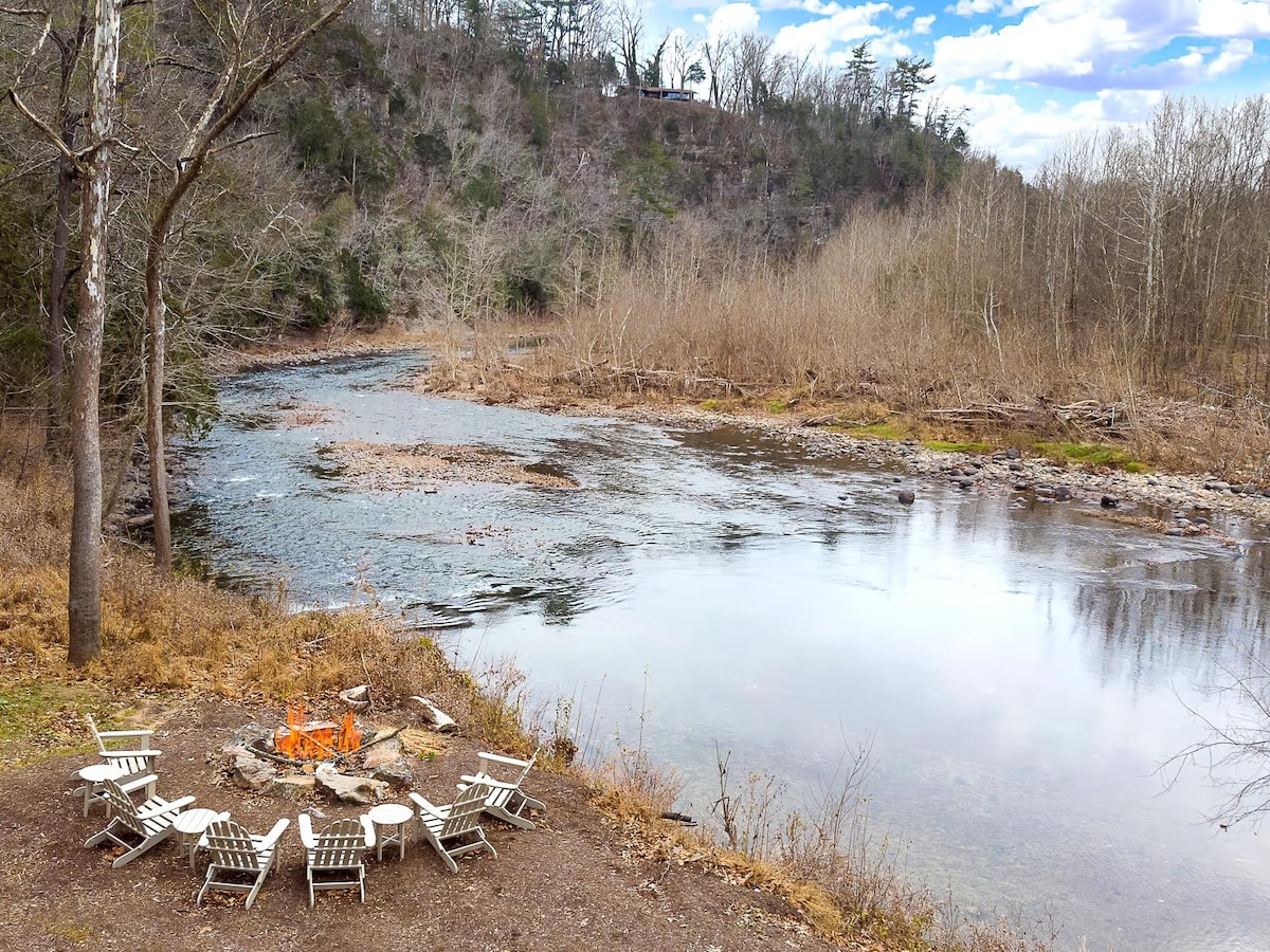 Moments on the Maury River- Lexington VA VMI WLU