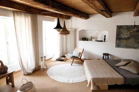 Old town room with nomad flair