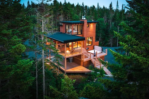 RidgeView - Mountain View and Spa Near Quebec City