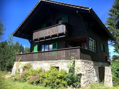 Chalet Chavannes - View of the Alps