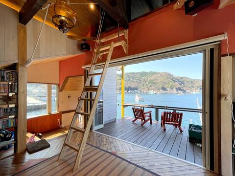 [Entire one group] A port villa with only a sea view, a beautiful sunset in Toda Bay, and a BBQ with