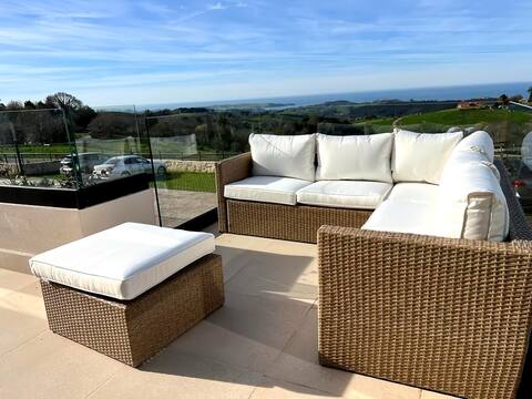 Casita with a view to enjoy the sea and mountains