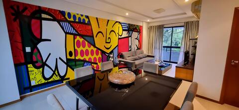 B.Campos Square: 2 en-suites/pool/maid/garage