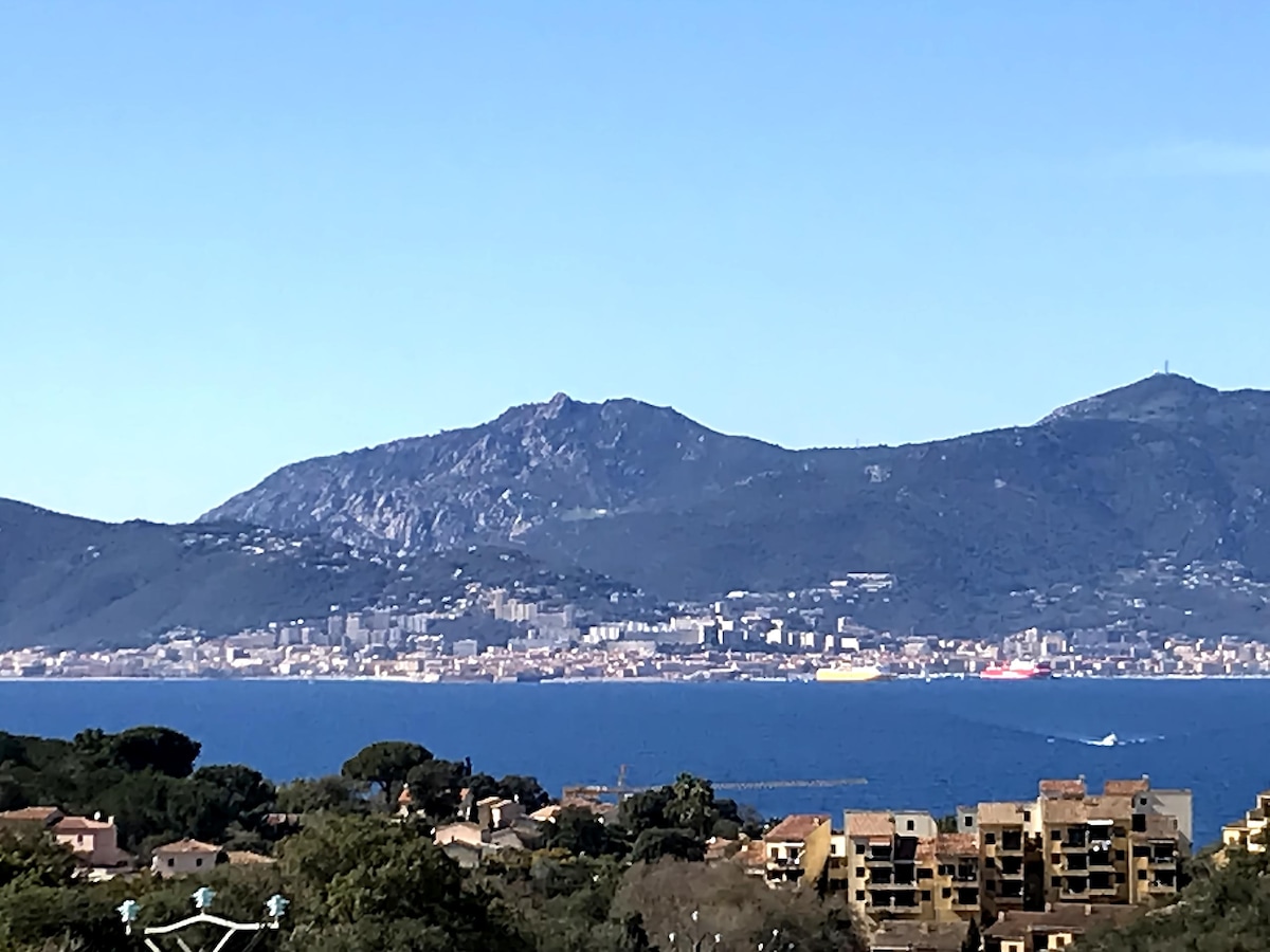 Successful Airbnb property: F2 Beautiful sea view Pool in Grosseto Prugna