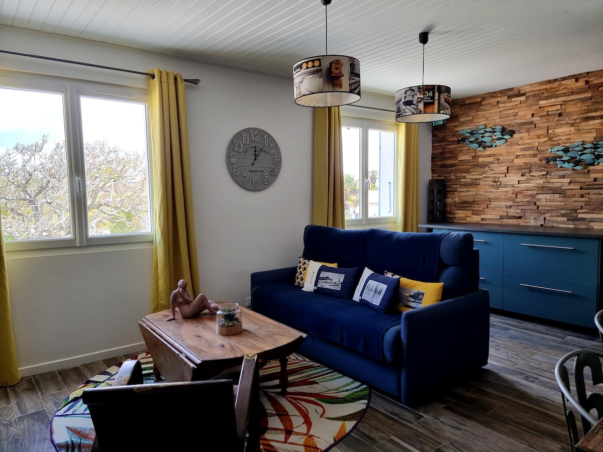 Top Airbnb: T3, 200m Beach, Town center a La Brée Les Bains