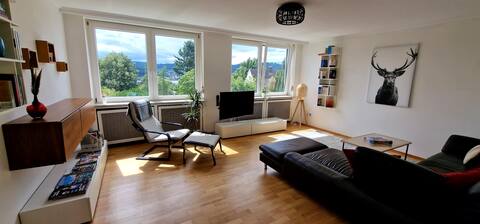Large apartment with mountain views near center
