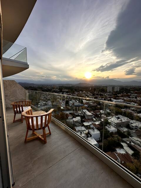 Apartment with terrace with mountain views