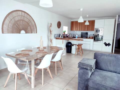 Quiet house_6 pers_3 chbres_6 mins from the beaches