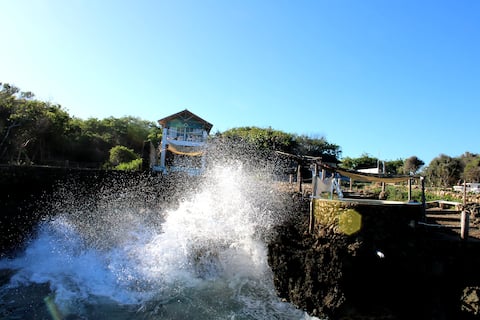 Oceanfront buccaneer villas.