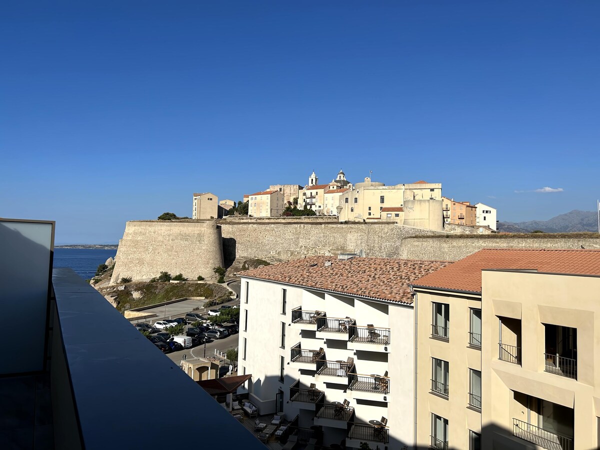 Popular Airbnb listing: In the center of Calvi, large studio in Calvi
