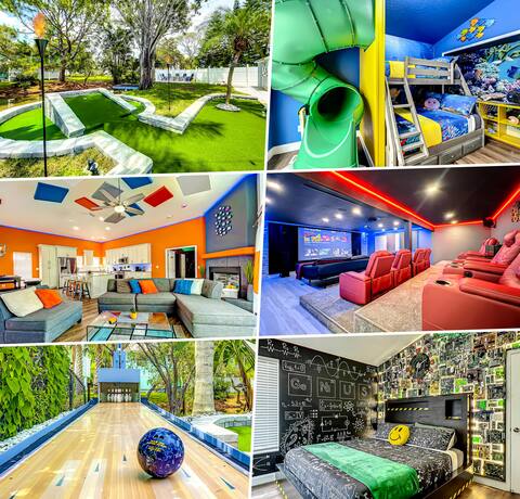 Amenity Paradise! Mini Golf, Bowling & Hot Tub!