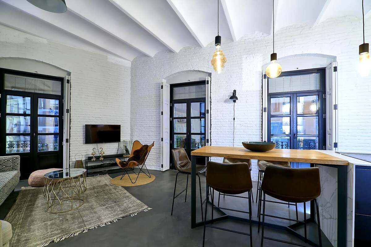 Top Airbnb: Stylish apartment in Ruzafa in L'eixample