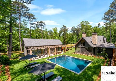 Serenbe Luxury w/Pool, Guest House & Golf Cart