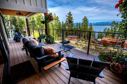Family Home with Lake Views & Close to Skiing
