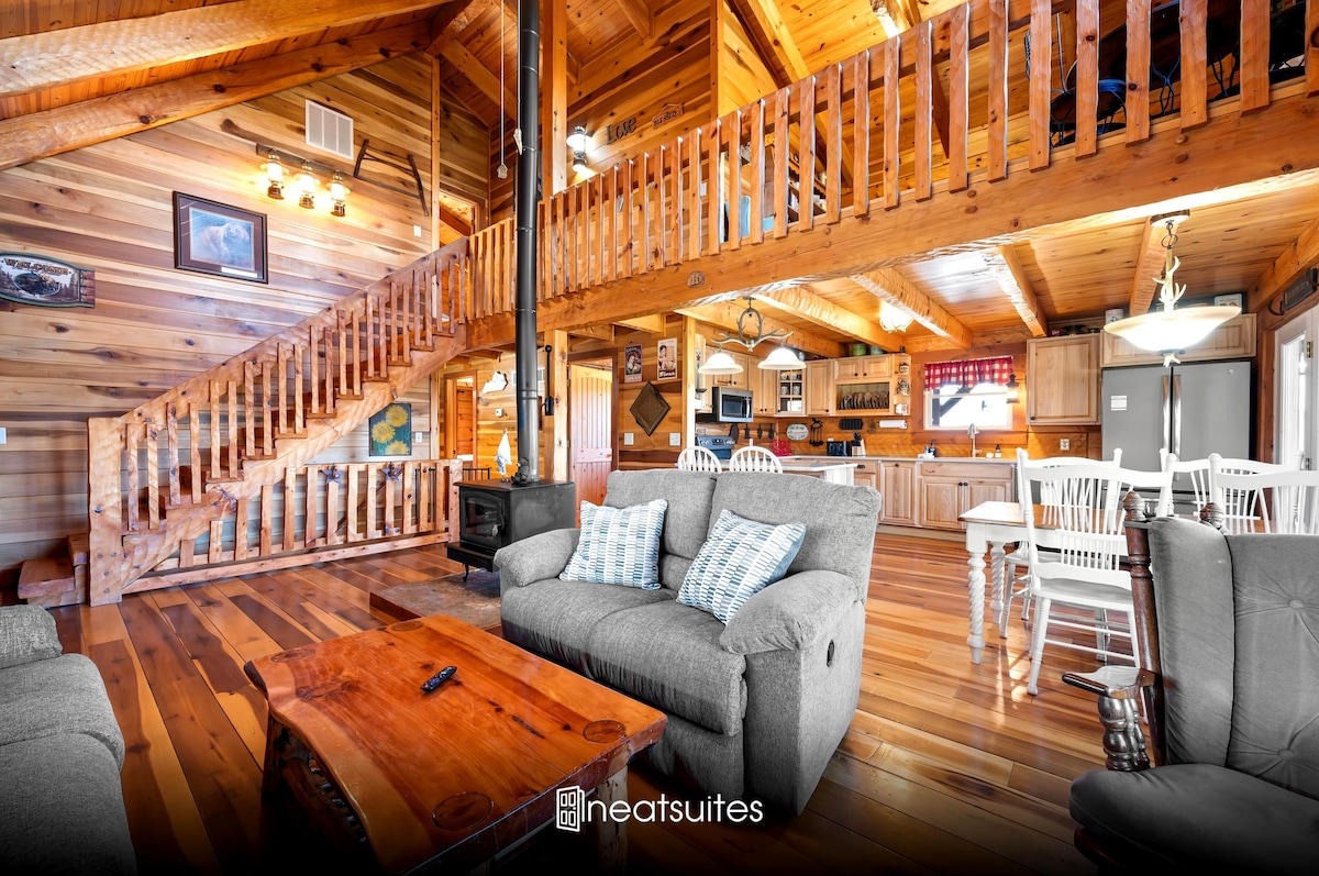 Epic Log Home Near Ark