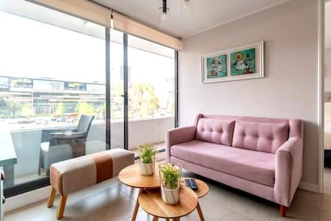 Chic Plaza 2B W/Wifi, Parking & Metro.